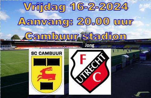 cambuur - utrecht